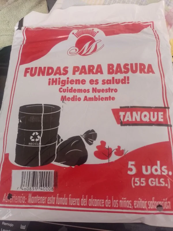 Fundas plástica para basura